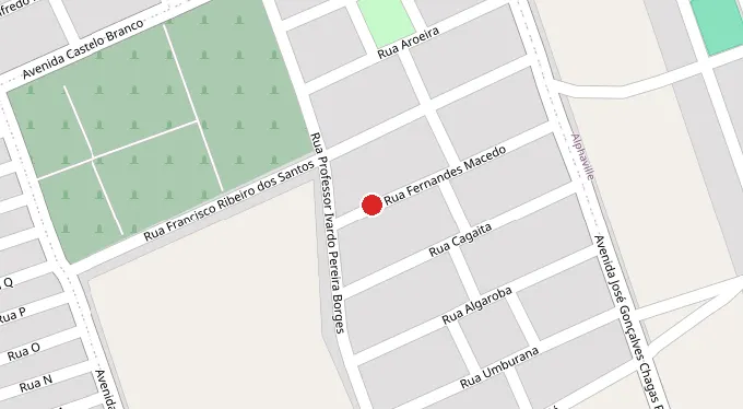 Mapa da localização
