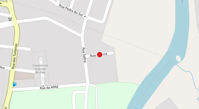Mapa da localização