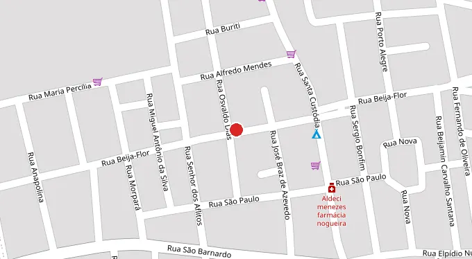 Mapa da localização