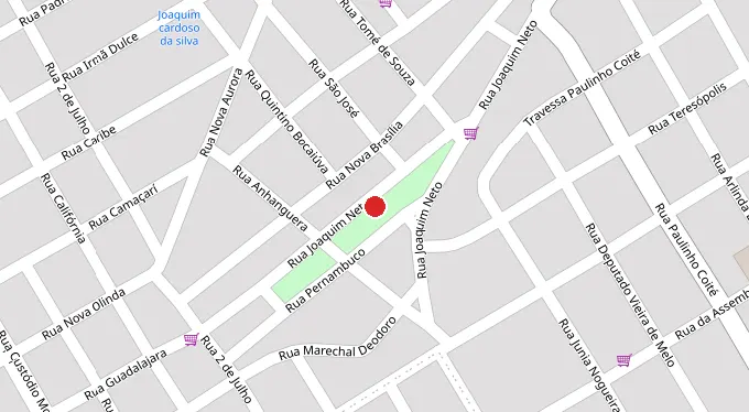 Mapa da localização