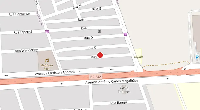 Mapa da localização