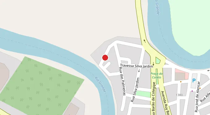 Mapa da localização