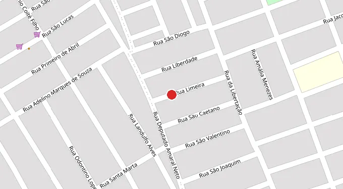 Mapa da localização