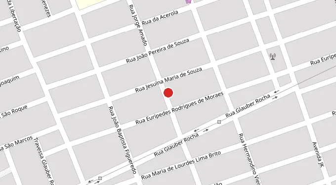 Mapa da localização
