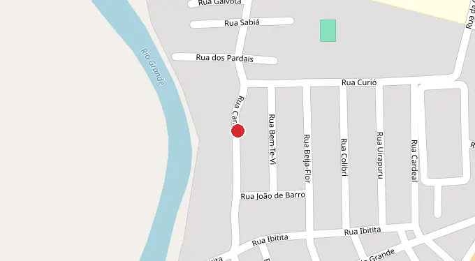 Mapa da localização