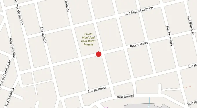 Mapa da localização