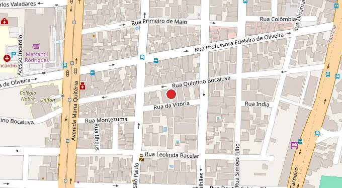 Mapa da localização