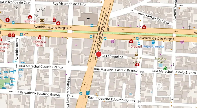 Mapa da localização