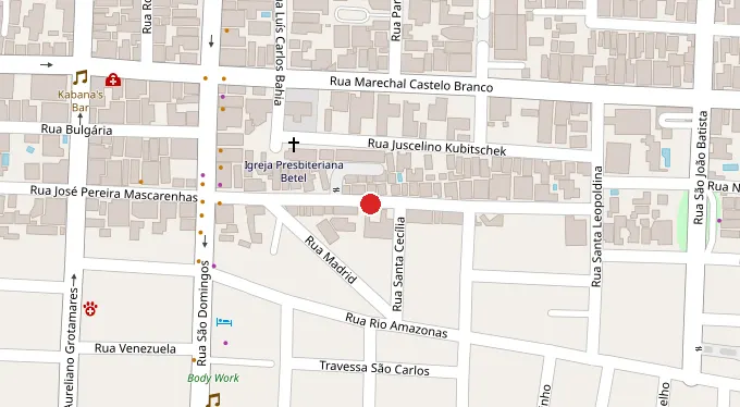 Mapa da localização