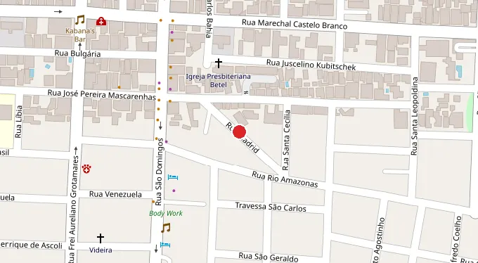 Mapa da localização