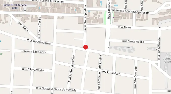 Mapa da localização