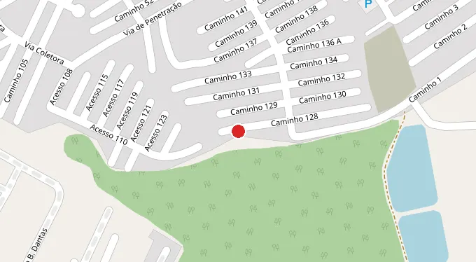 Mapa da localização