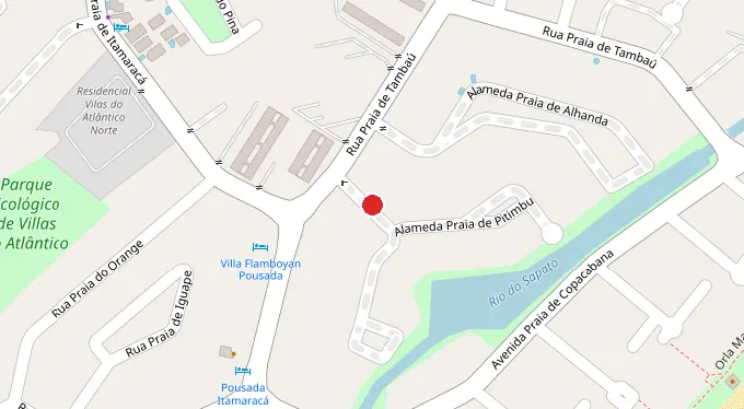 Mapa da localização