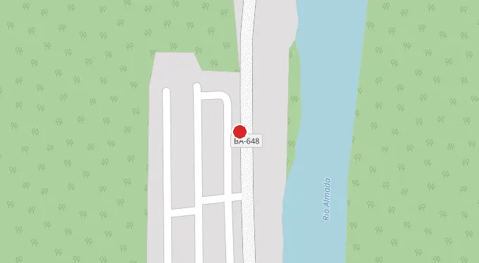 Mapa da localização