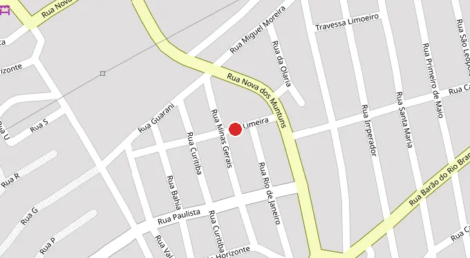 Mapa da localização