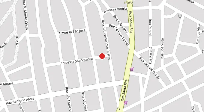Mapa da localização