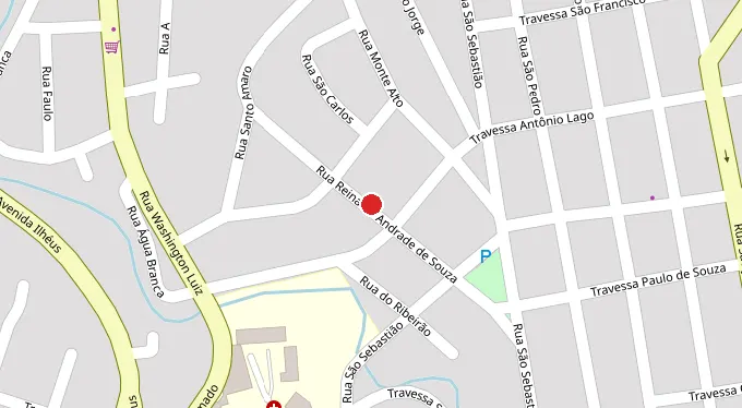 Mapa da localização
