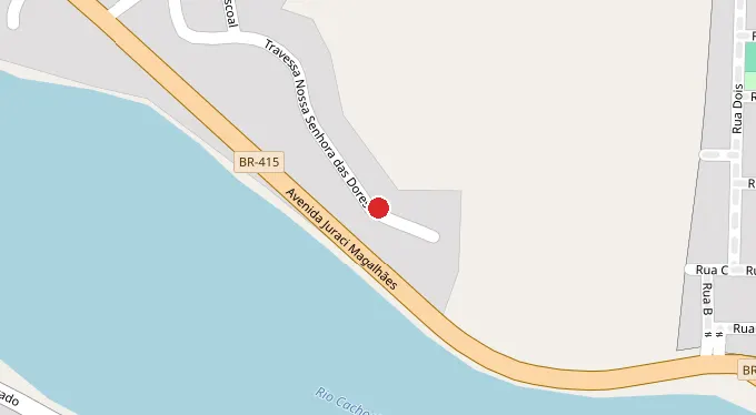 Mapa da localização