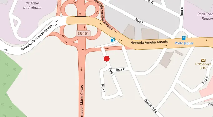 Mapa da localização