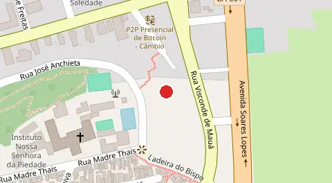 Mapa da localização