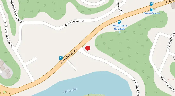 Mapa da localização