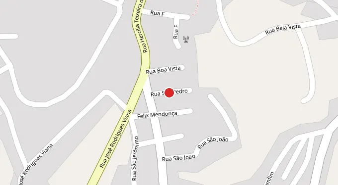 Mapa da localização
