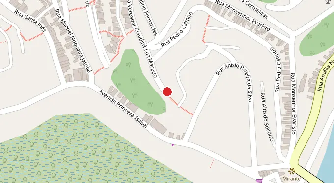 Mapa da localização
