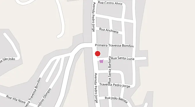 Mapa da localização