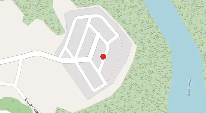 Mapa da localização