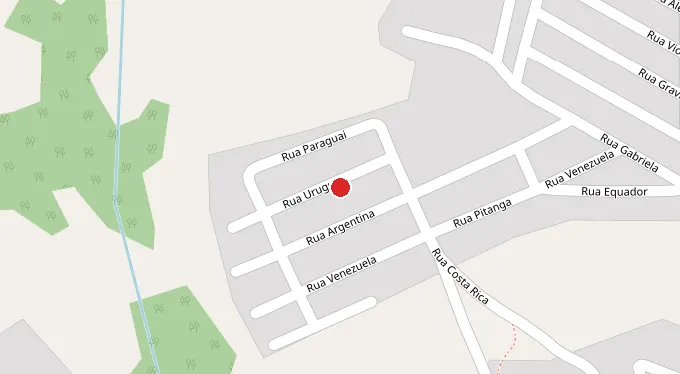 Mapa da localização