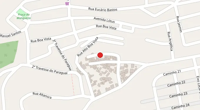 Mapa da localização