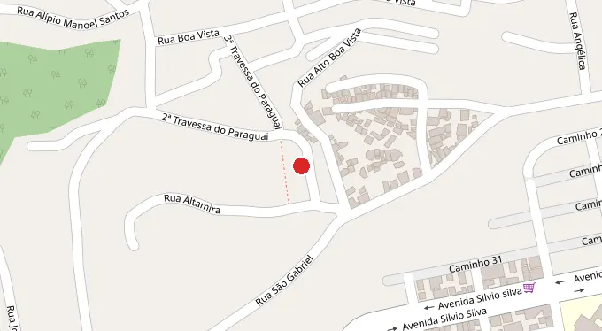 Mapa da localização