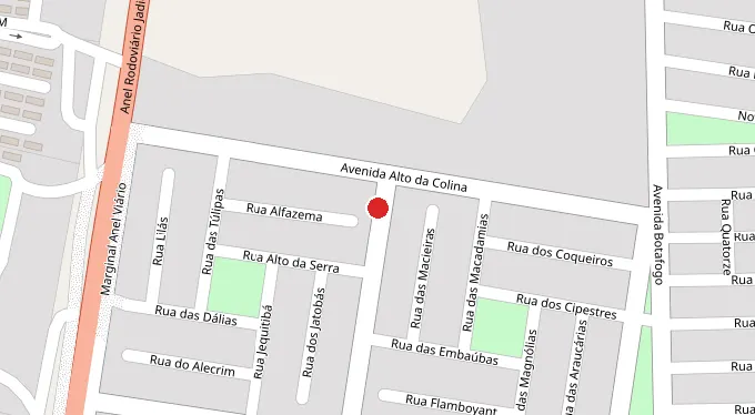 Mapa da localização