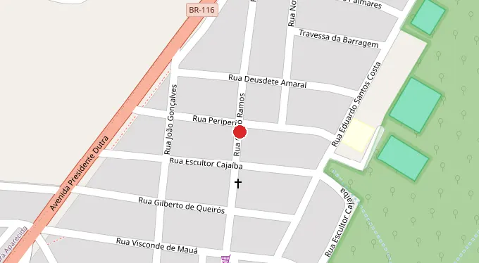 Mapa da localização