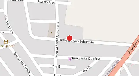 Mapa da localização