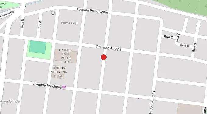 Mapa da localização