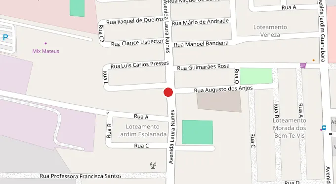 Mapa da localização