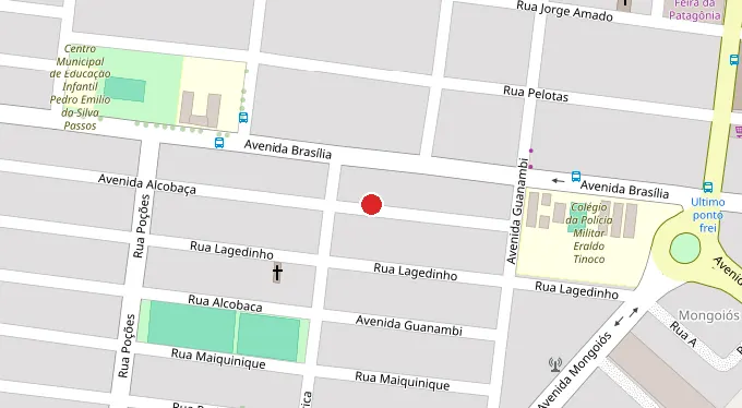 Mapa da localização