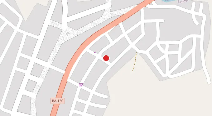 Mapa da localização