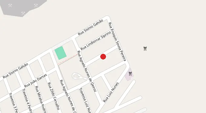 Mapa da localização