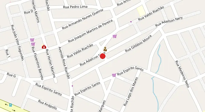 Mapa da localização
