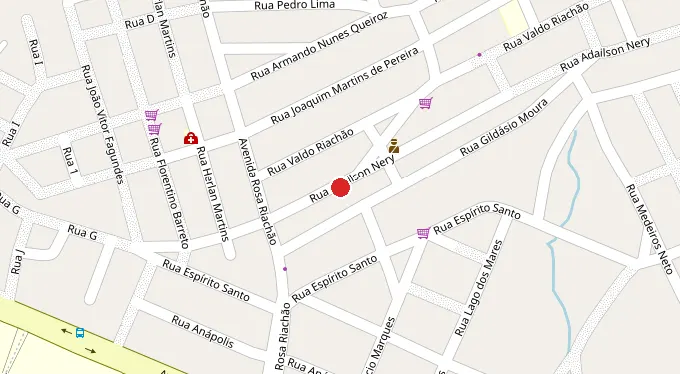 Mapa da localização