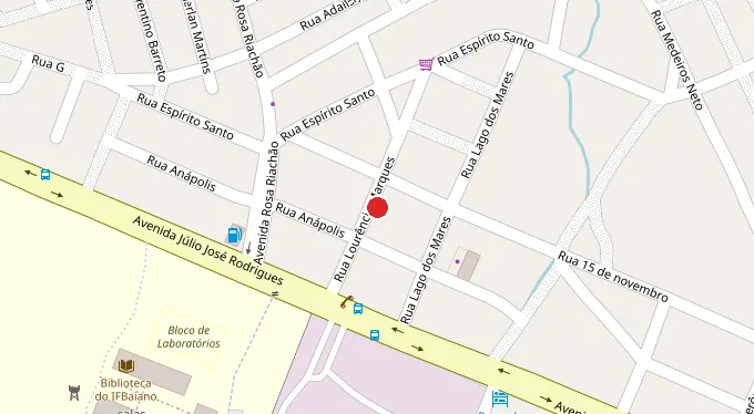 Mapa da localização