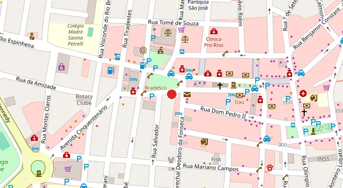 Mapa da localização