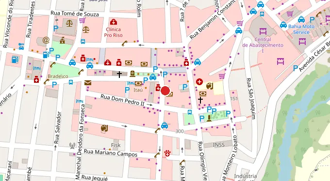 Mapa da localização