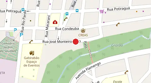 Mapa da localização