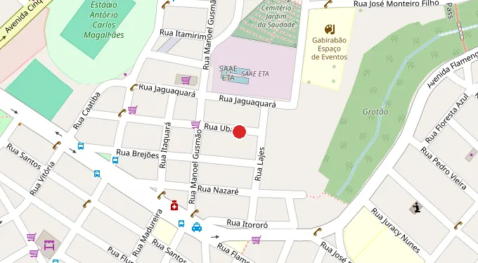 Mapa da localização