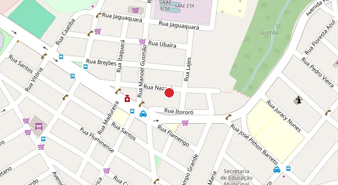 Mapa da localização