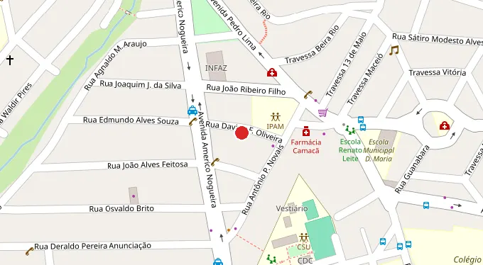 Mapa da localização