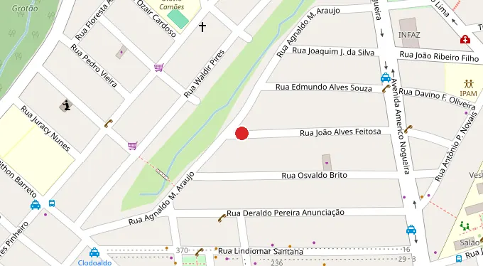 Mapa da localização